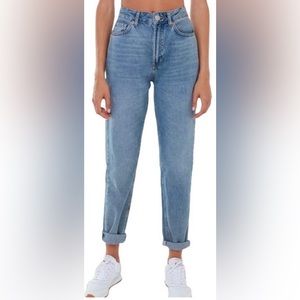Urban Outfitters Mom High Rise Jeans Blue Denim Size 34